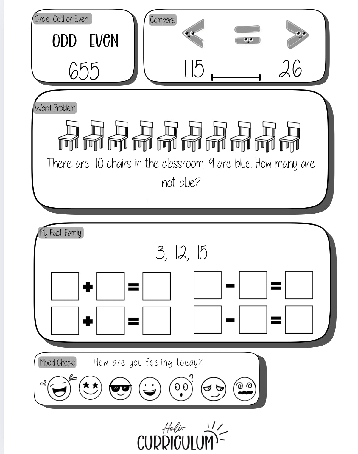 2nd Grade Morning Workbook – 180 Days of Independent Practice