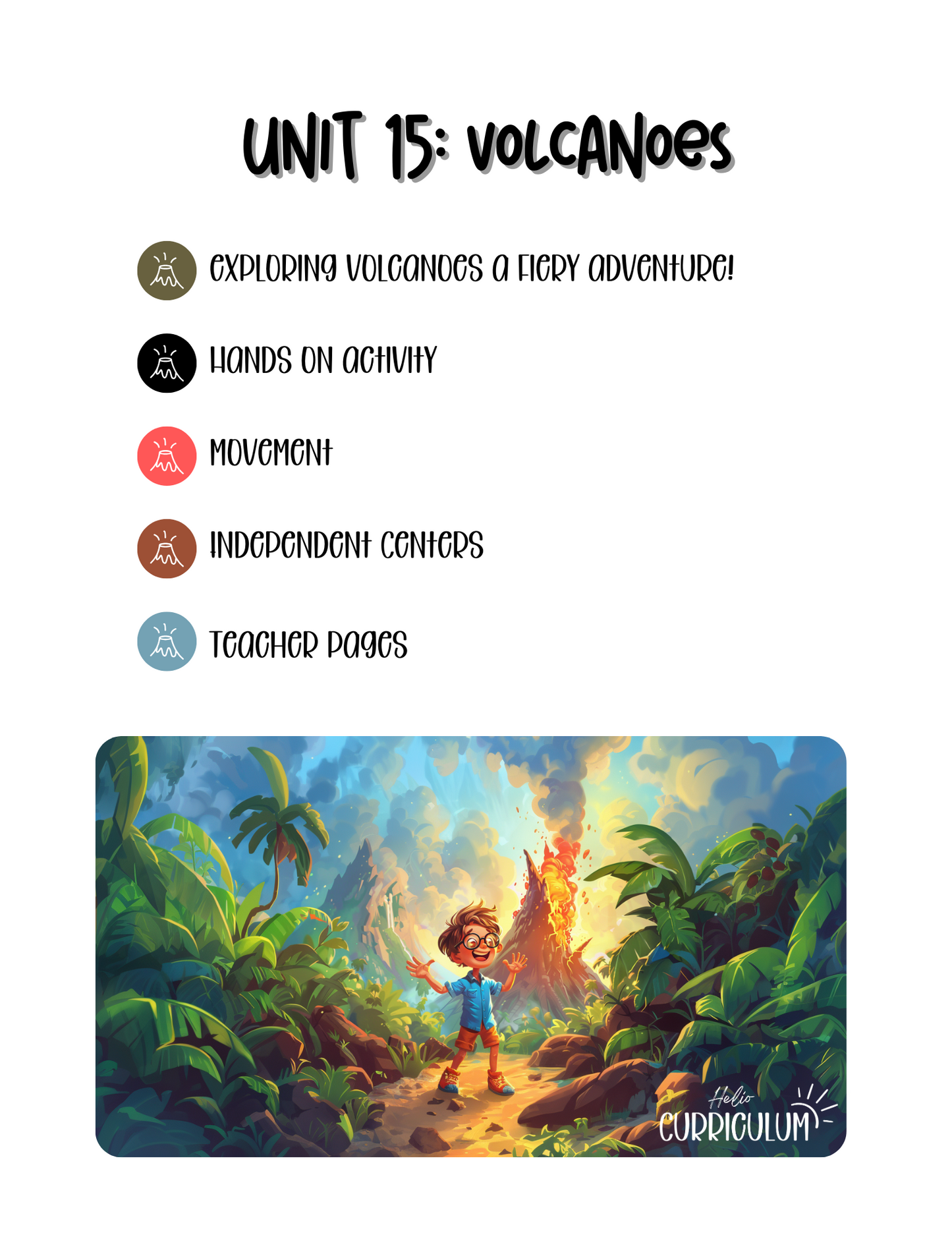 Unit 15: Volcano Unit | Hands-On Science and Art Activities for Ages 5–12 | HelioCurriculum™