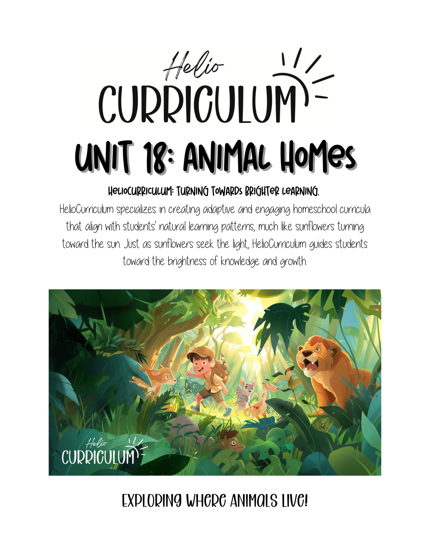 Unit 18: Animal Homes