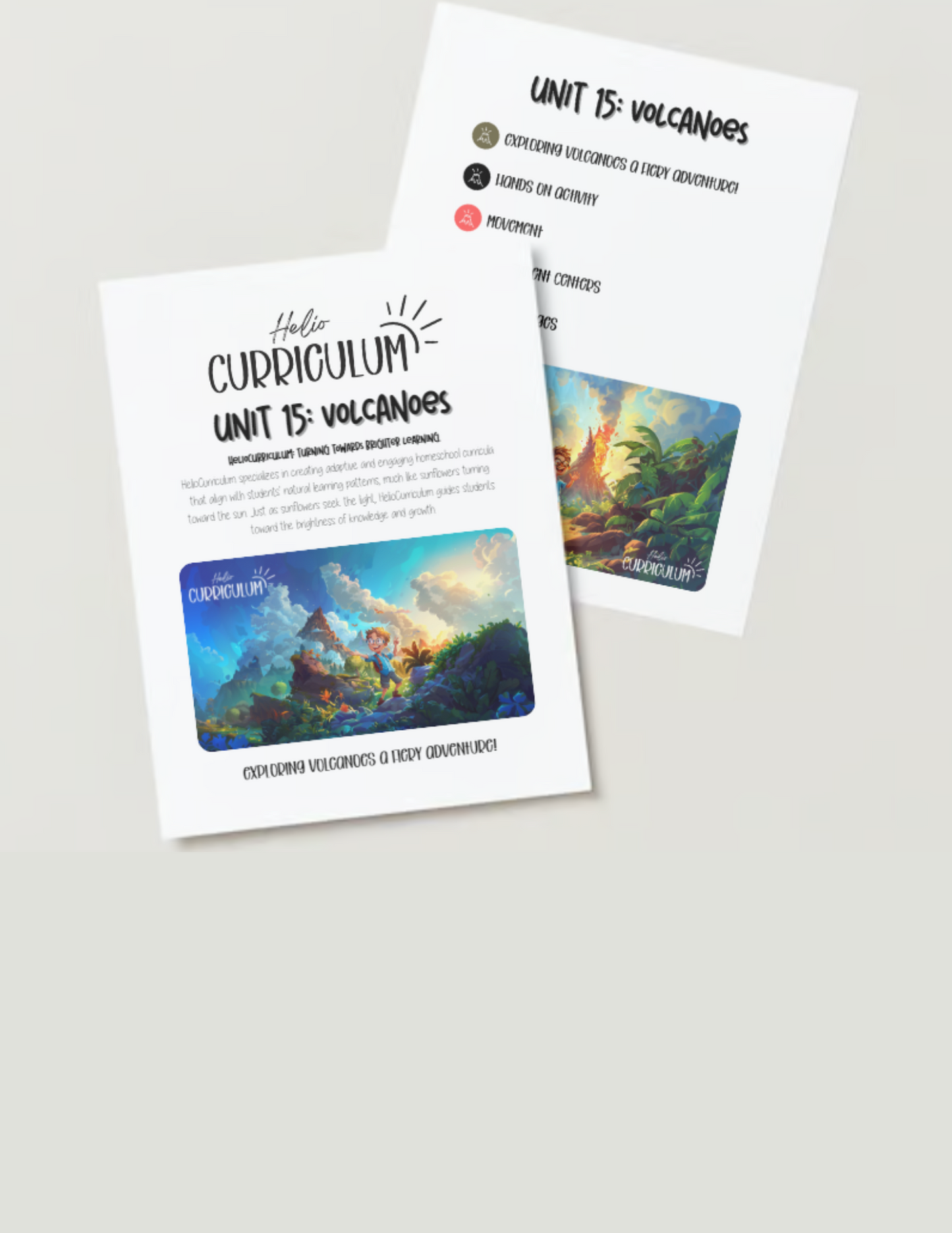 Unit 15: Volcano Unit | Hands-On Science and Art Activities for Ages 5–12 | HelioCurriculum™