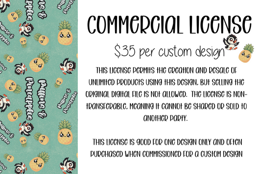 Commercial License for Custom Design