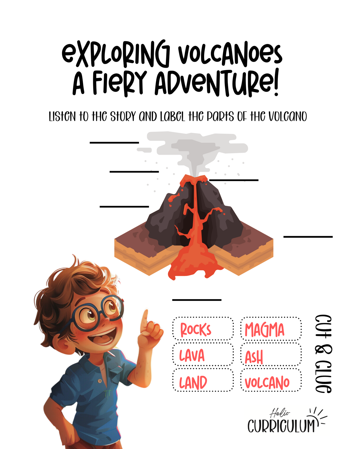 Unit 15: Volcano Unit | Hands-On Science and Art Activities for Ages 5–12 | HelioCurriculum™